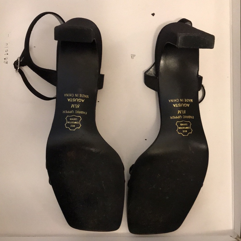 Hillard & Hanson “Augusta” Black Slingback Heels - Picture 6 of 17